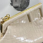 Fendi First Beige 2217 Size 26 × 9.5 × 18 cm - 6