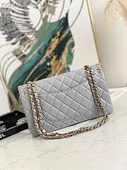 Chanel Flap Bag Gray 25.5cm - 6