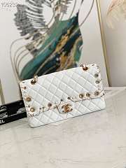 Chanel Flap Bag White 25.5cm - 1
