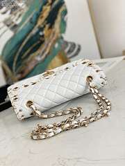 Chanel Flap Bag White 25.5cm - 3