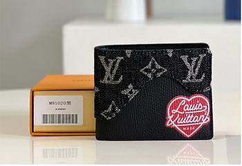 Louis Vuitton Wallet Black M81020 Size 11 x 8.5 x 2 cm