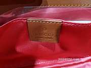 Gucci GG Marmont Style 446744 Brown Velvet - 2