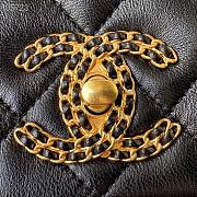 Chanel Vintage Chain Flap Bag Black AS2975 Size 20×6×15 cm - 2