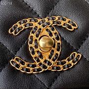 Chanel Vintage Chain Flap Bag Black AS2975 Size 16×23.5×6.5 cm - 2