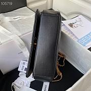 Chanel Vintage Chain Flap Bag Black AS2975 Size 16×23.5×6.5 cm - 3