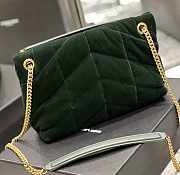 YSL Large Loulou Green Bag Size 29 cm - 6