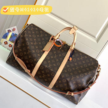 Louis Vuitton LV Keepall Travel Bag N41414 Size 55 x 31 x 26 cm