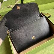 Gucci GG Horsebit Envelope Chain Bag Black 677286 Size 26 x 16 x 4 cm - 5