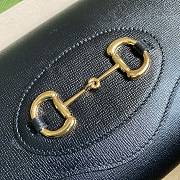Gucci GG Horsebit Envelope Chain Bag Black 677286 Size 26 x 16 x 4 cm - 4