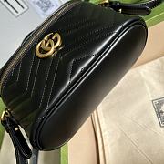 Gucci GG Marmont Black 672253 Size 19 x 13 x 7 cm - 3