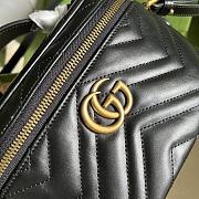 Gucci GG Marmont Black 672253 Size 19 x 13 x 7 cm - 2