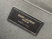 YSL Sunset Handbag Black/White 634723 Size 25 x 18 x 5 cm - 2