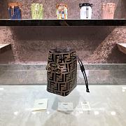 Fendi FF LOGO Bucket Bag 8066 Size 12 x 18 x 10 cm - 6