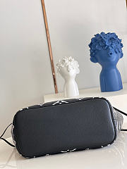 Louis Vuitton LV Neverfull Handbag Black M46040 Size 31 x 28 x 14 cm - 2