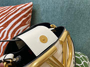 Valentino Calfskin Large LOGO Bucket Bag White 1122 Size 20x19x12 cm - 3