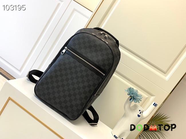 Louis Vuitton LV Damier Graphite Michael Backpack N58024 Size 28x45x18 cm - 1