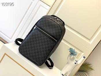 Louis Vuitton LV Damier Graphite Michael Backpack N58024 Size 28x45x18 cm