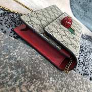 Gucci GG Supreme Mini Bag With Cherries 481291 Size 20 x 12 x 3.5 cm - 2