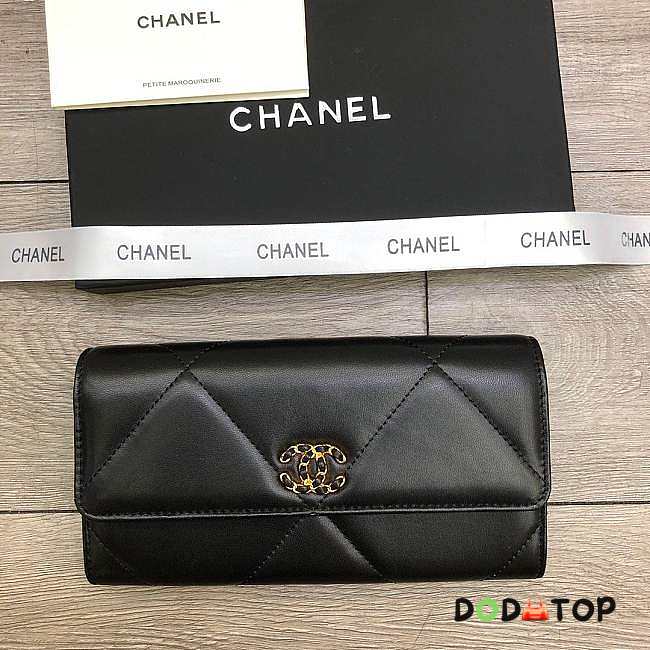 Chanel Wallet Black Size 19 cm - 1