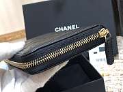 Chanel Boy Zippy Wallet Gold Hardware Black 19 cm - 6