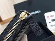 Chanel Boy Zippy Wallet Gold Hardware Black 19 cm - 5
