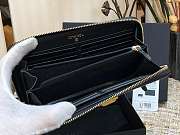 Chanel Boy Zippy Wallet Gold Hardware Black 19 cm - 4