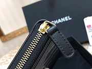 Chanel Boy Zippy Wallet Black Gold Hardware - 6