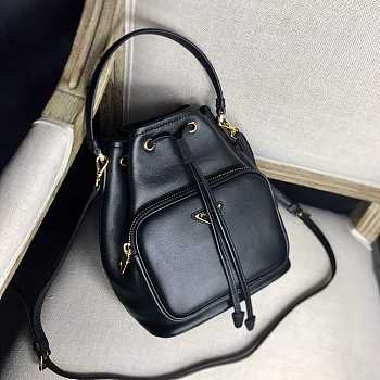 Prada Backpack Black Size 18x23x12 cm