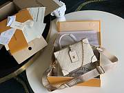 Louis Vuitton Bag LV Virgil Abloh Locky BB Bag White M56319 Size 20×8×14 cm - 1