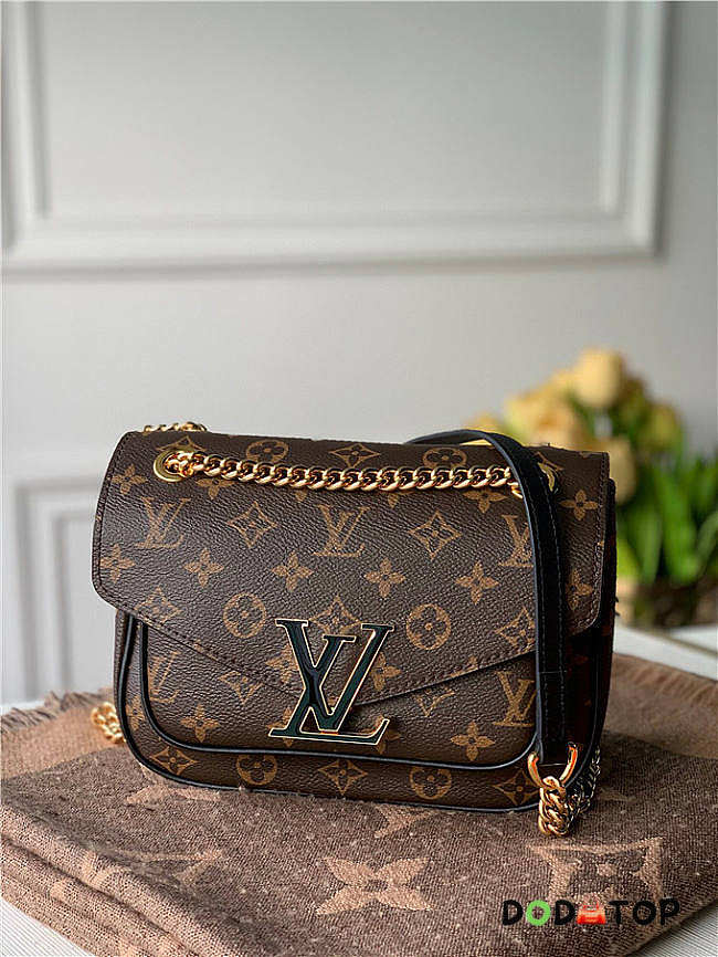 Louis Vuitton LV Monogram Canvas Passy Handbag M45592 Size 23x16x10 cm - 1