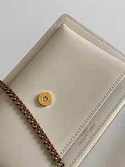 YSL Sunset Handbag White Size 19 x 14 x 5.5 cm - 3