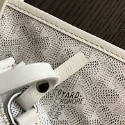 Goyard Shopping 30 Zipper White Bag - 4
