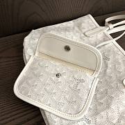 Goyard Shopping 30 Zipper White Bag - 2