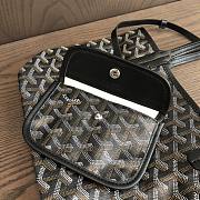 Goyard Shopping 30 Zipper Black Bag - 4