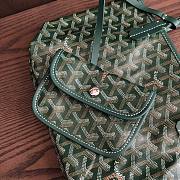 Goyard Shopping 30 Zipper Green Bag  - 3