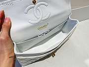 Chanel Classic Flap Bag Lambskin Gold Chain and Hardware White 25cm - 5