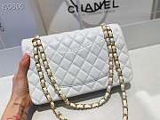 Chanel Classic Flap Bag Lambskin Gold Chain and Hardware White 25cm - 6