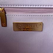 Chanel CC Original Lambskin Chanel 19 Purple - 2