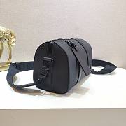Louis Vuitton Black Leather City keepall M57082 Size 17 x 27 x 13cm - 3