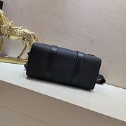 Louis Vuitton Black Leather City keepall M57082 Size 17 x 27 x 13cm - 5