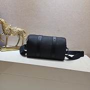 Louis Vuitton Black Leather City keepall M57082 Size 17 x 27 x 13cm - 6