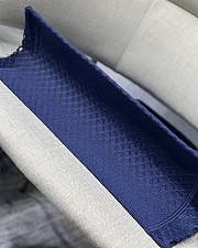 Dior Tote Book Mesh Fabric Blue Size 41.5 x 35 x 18 cm - 5