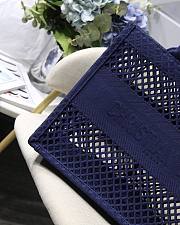 Dior Tote Book Mesh Fabric Blue Size 36.5 x 28 x 17.5 cm - 5