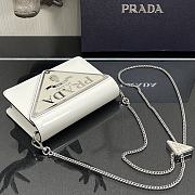 Prada Messenger Bag White Size 9.5 x 3.5 x 17 cm - 6