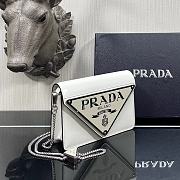 Prada Messenger Bag White Size 9.5 x 3.5 x 17 cm - 2