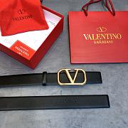 Valentino Belt Black 2 Face 4cm - 1