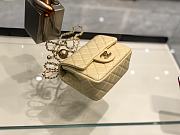 Chanel Golden Ball Lambskin Beige Size 13 x 18 x 7 cm - 5