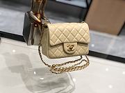 Chanel Golden Ball Lambskin Beige Size 13 x 18 x 7 cm - 4