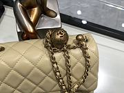 Chanel Golden Ball Lambskin Beige Size 13 x 18 x 7 cm - 3