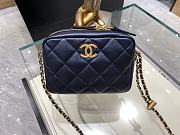 Chanel Camera Bag Blue Size 14 × 18 × 7 cm - 1